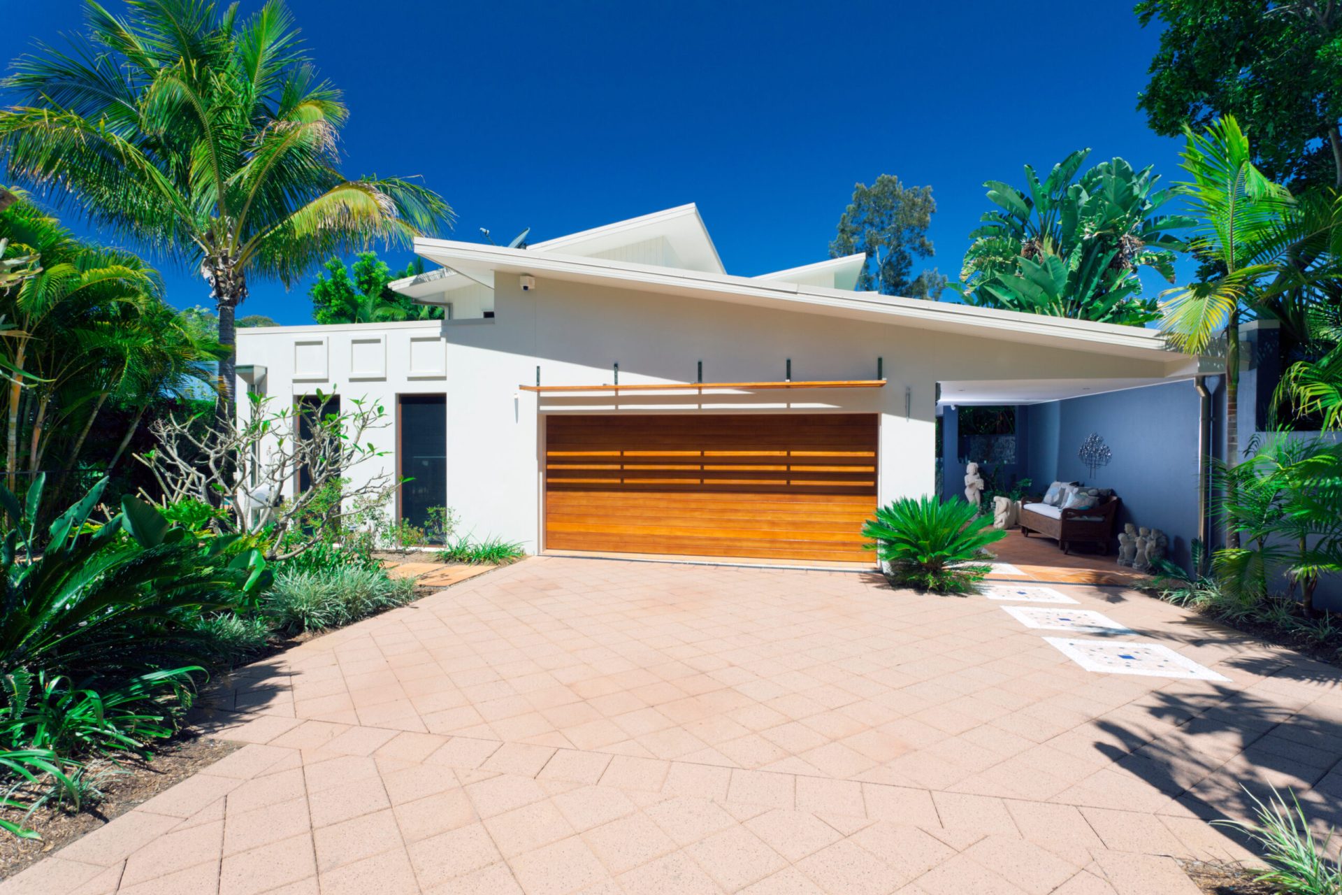 stylish house front