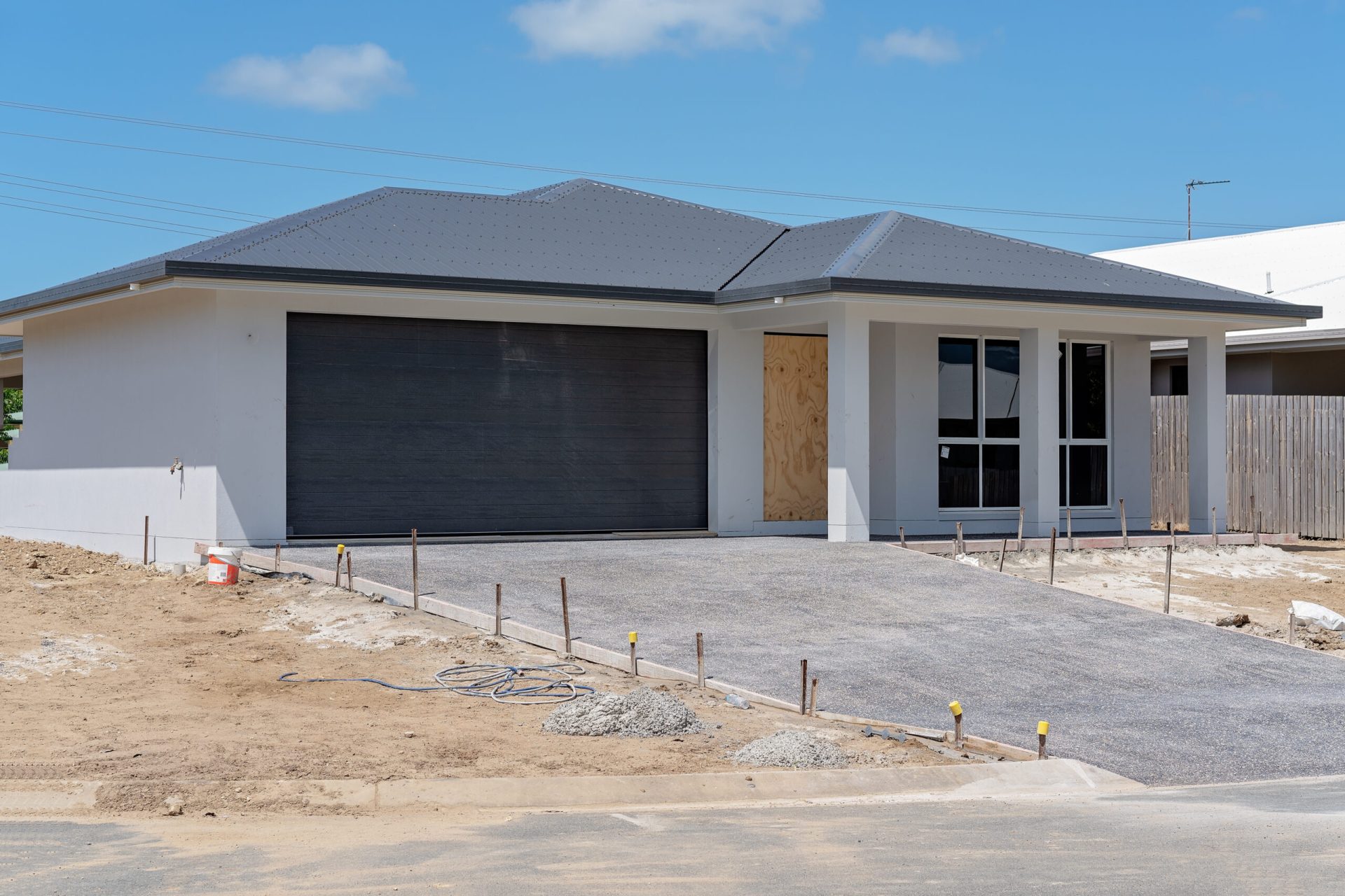 family home construction in australian country town